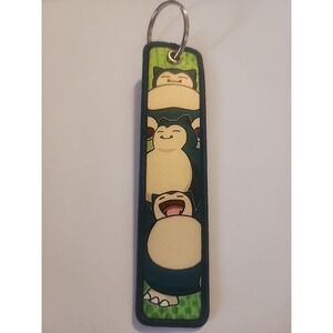 Pokemon‎ 1 Piece Double Sided 5 Inch Snorlax Keychain